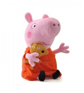 М'яка іграшка Свинка Пепа з мультфільму (18 см) - фото