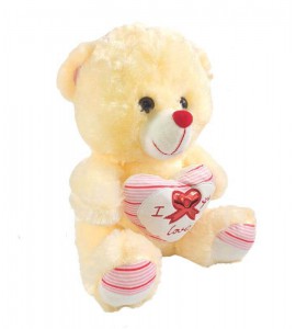 М'яка іграшка Ведмедик із серцем *Я люблю тебе* (50 см.) - фото