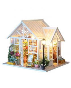 Румбокс, мініатюрний будиночок, DollHouse Kit *Квітковий магазин*