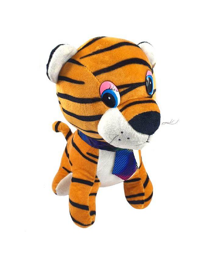 фото - м'яка іграшка тигр у краватці