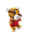 Мягкая игрушка Тигр в свитере, музыка (19 см.) - фото