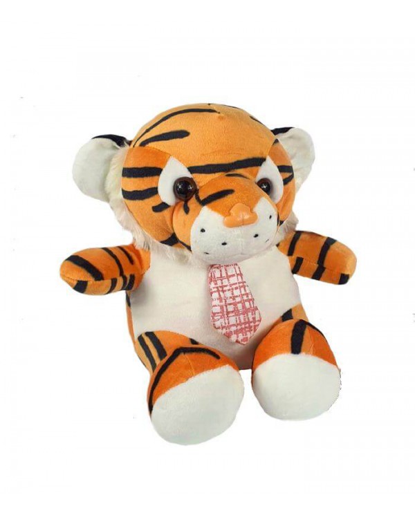 игрушка из плюша Тигр музыкальный оптом - фото