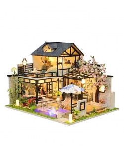 Румбокс мініатюрний будиночок Двоповерхова вілла DollHouse Kit P011-B