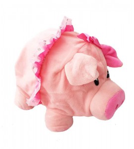 фото - сумка для подарка свинка