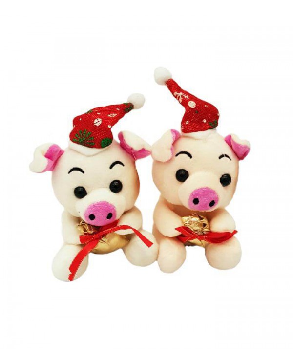 Свинки з подарунками, м'яка іграшка (15 см) - фото