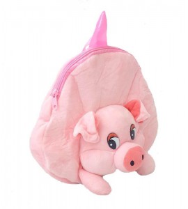 Свинка, рюкзак детский, плюшевый (27 см.) - фото