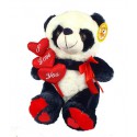 Мягкая игрушка Панда с сердцем - фото