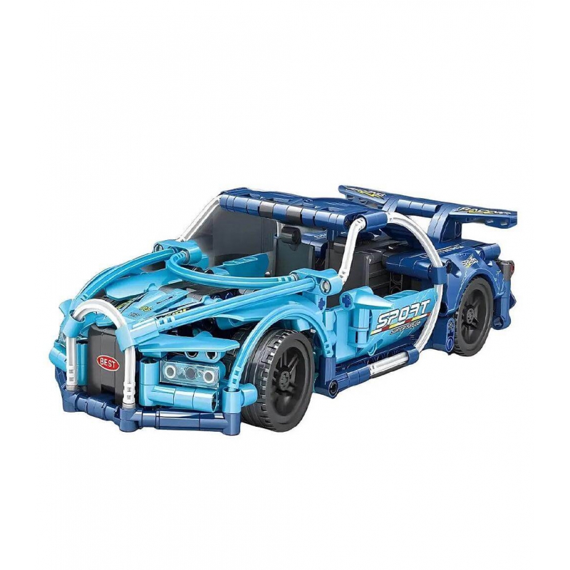 Зібрана модель автомобіля Bugatti Chiron із конструктора Technic 48005