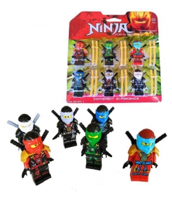 Набір чоловічків у конструктор Ninjago 6 шт.