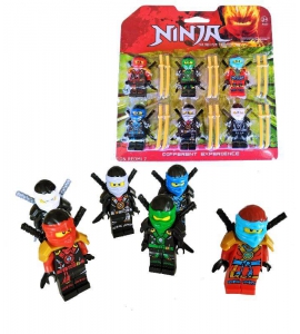 Набір чоловічків у конструктор Ninjago 6 шт.