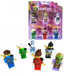 Набір чоловічків Ніндзяго, Ninjago 6 шт.