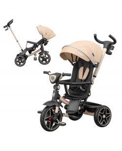 TILLY DYNAMIC бежевый — детский велосипед с корзиной и фарой