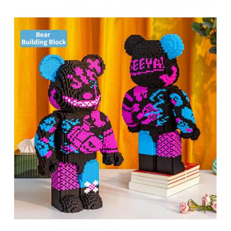 Фигурка Bearbrick Jinx крупным планом — Magic Blocks