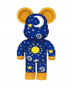 3D конструктор Bearbrick Stars 9161 — собранная модель 50 см