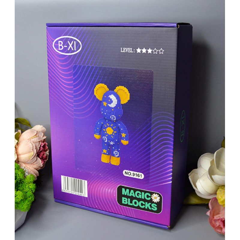 Упаковка конструктора Magic Blocks Bearbrick Stars 9161 — 4955 деталей