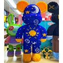 Bearbrick Stars 9161 — фрагмент модели с «звёздным» дизайном