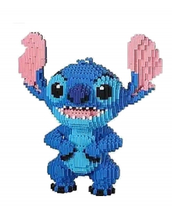 Собранная модель 3D конструктора Magic Blocks Стич Злой 8170 — высота 33