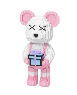 Конструктор 3089 дет. Magic Blocks мишка Bearbrick 43 см.