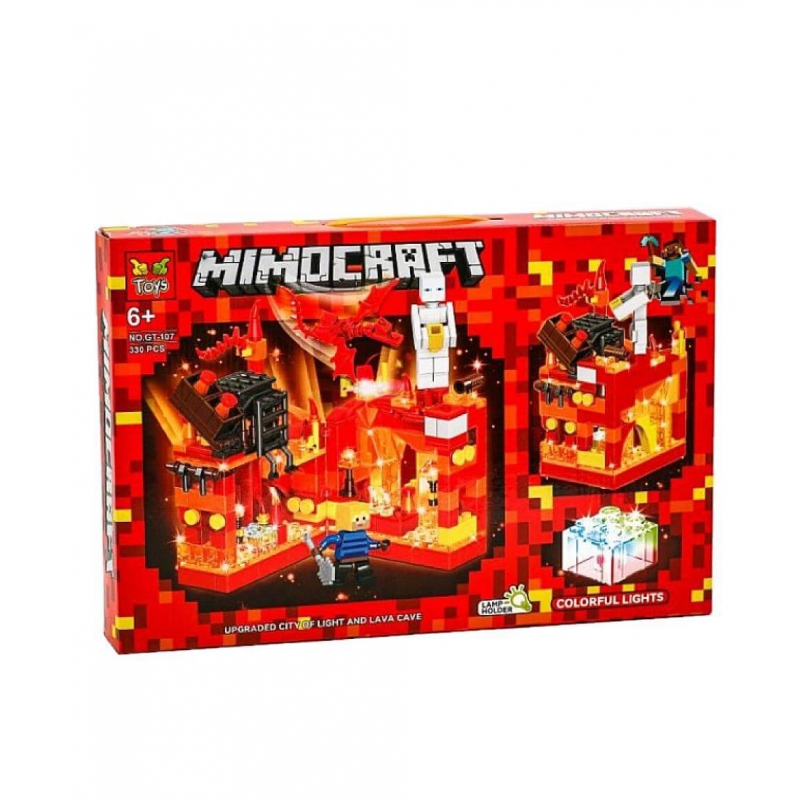 Конструктор Minecraft Mimocraft GT-107 "Огненная пещера"