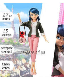 Лялька "Леді Баг та Супер-Кіт", Маринет з аксесуарами 26 см, Miraculous, 50005