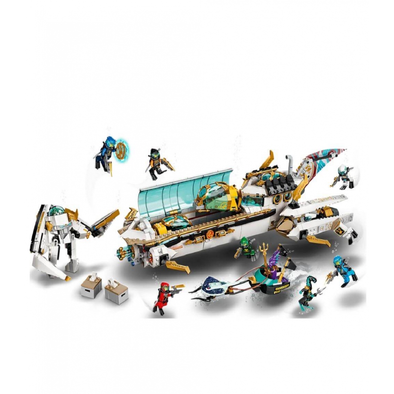 функционал констурктора Нинзяго Ninjago Подводный Дар Судьбы 60086