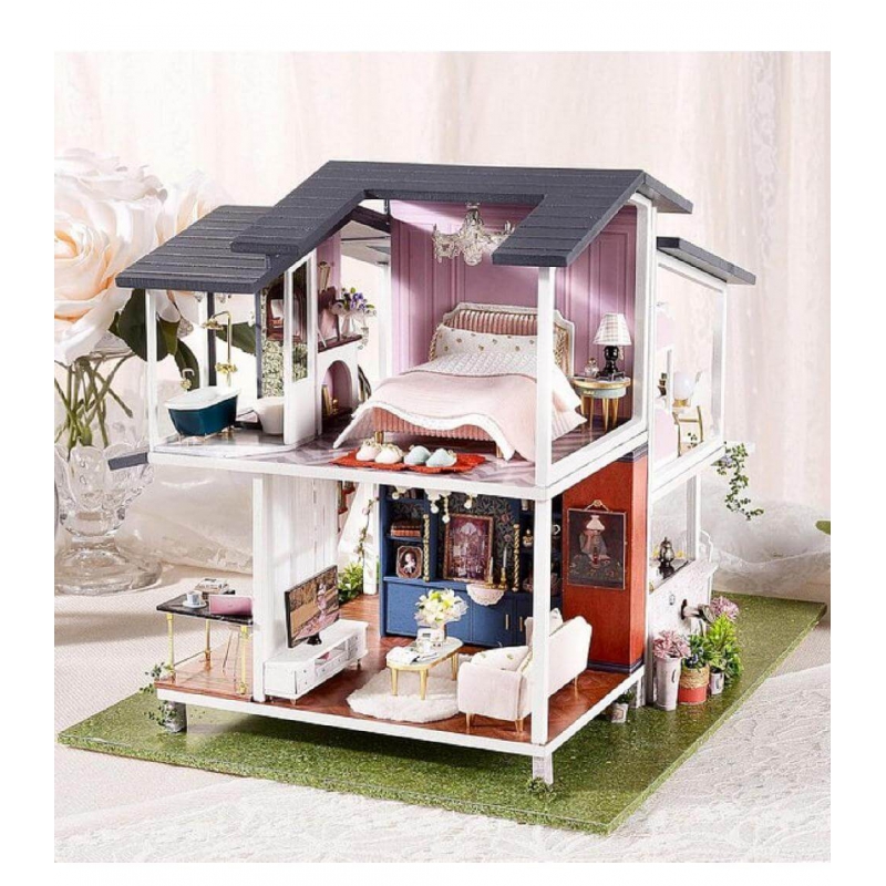 загальний вигляд зібраної вілли Румбокс, Diy house Два поверхи