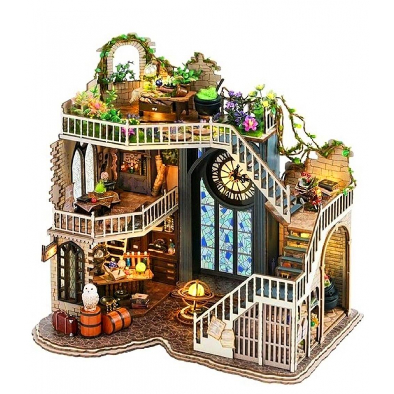 3D Румбокс «Чарівний дім»‎ DIY DollHouse + пилозахисний купол