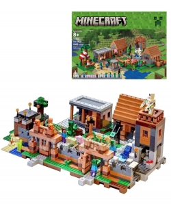 Конструктор Minecraft Майнкрафт "Деревня" 1600 деталь, аналог Lego 21128