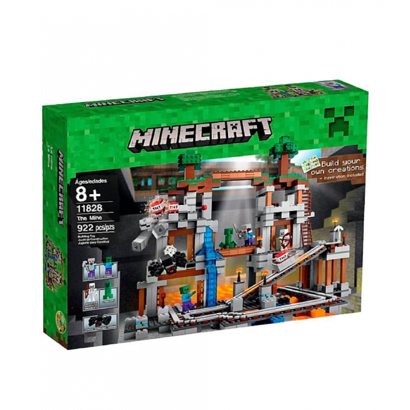 Конструктор Minecraft Майнкрафт Шахта на 922 деталей 11828