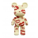 3D конструктор Ведмедик Поцілунок KISSES Bearbrick 45 см. 3500 деталей