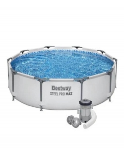 Каркасный бассейн Bestway 56408 Steel Pro Max 305×76 см