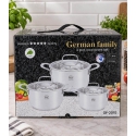 Упаковка набору каструль German Family GF-2070 6 предметів